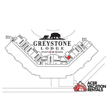 Greystone Lodge 412 Renovated 휘슬러 외부 사진